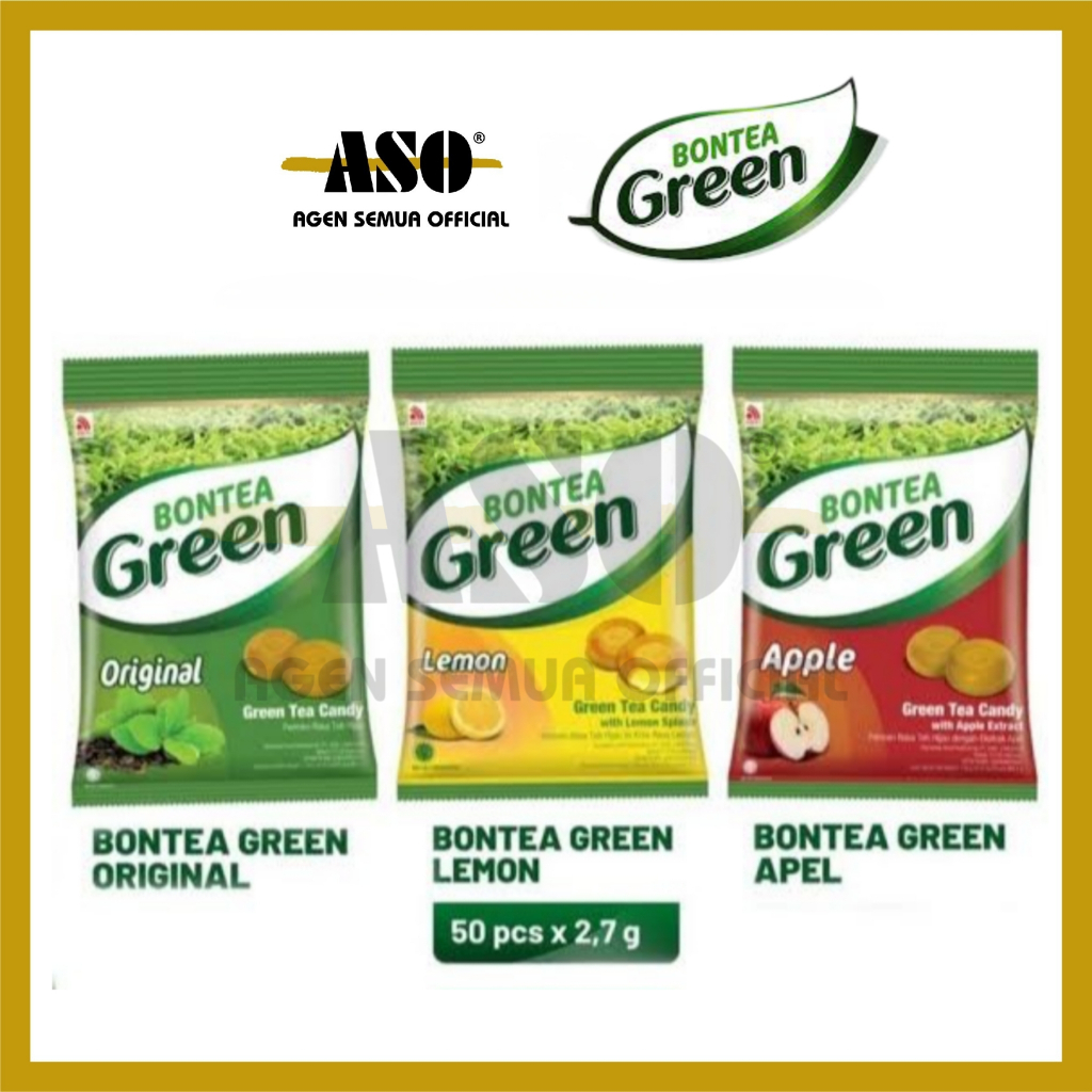 

Permen BONTEA Green 135gr ( ISI 50 ) Banyak Rasa PROMO !!!