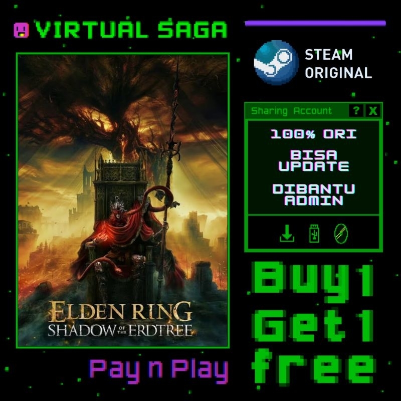 Elden Ring Shadow of The Erdtree Steam Sharing PC Game