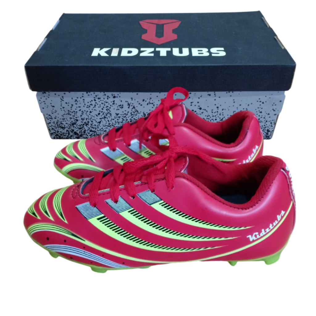 KIDZTUBS Sepatu Bola Anak Anak Laki Laki Perempuan Cowok Cewek Tanggung Kecil Umur Usia PAUD TK SD S