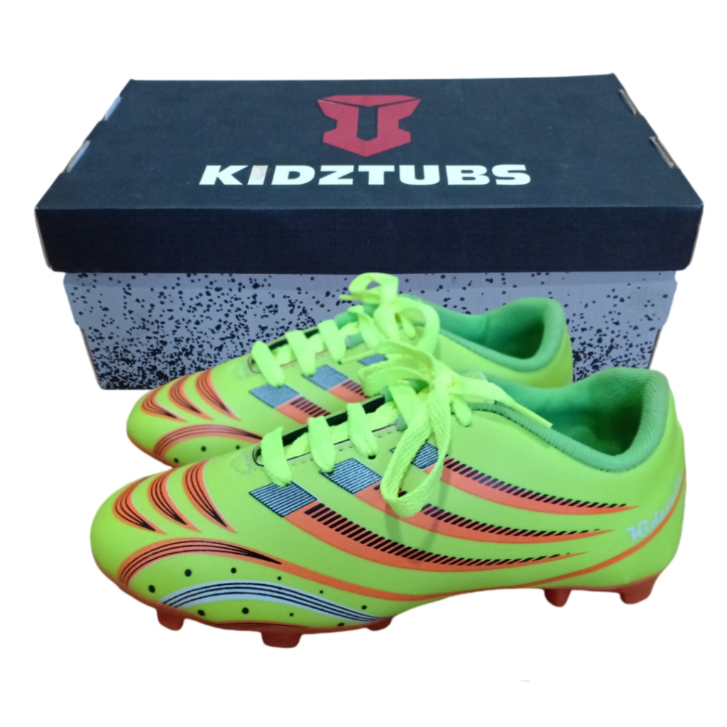 KIDZTUBS Sepatu Bola Anak Anak Laki Laki Perempuan Cowok Cewek Tanggung Kecil Umur Usia PAUD TK SD S