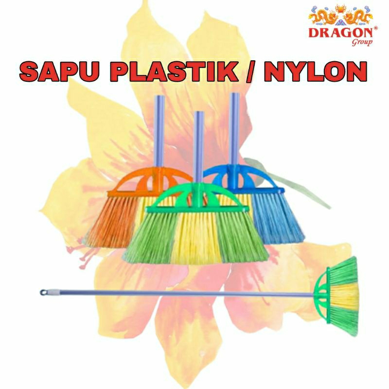 Sapu Plastik Dragon Taiwan / Sapu nylon merk dragon / sapu plastik nylon dragon