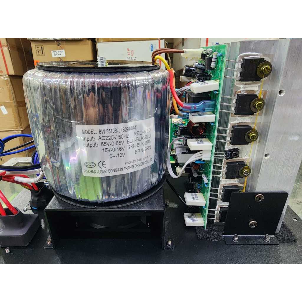 mesin Kit Power amplifier Aktif 8610 S / 8610S subwofer 600 watt max 1000 watt