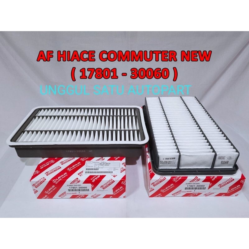 Filter udara Toyota Hiace Commuter new tahun 2022 up, 17801-30060