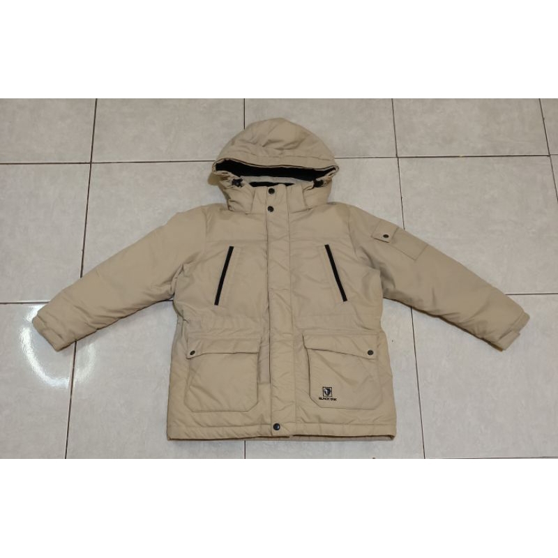 Down Outdoor Jacket Black Yak