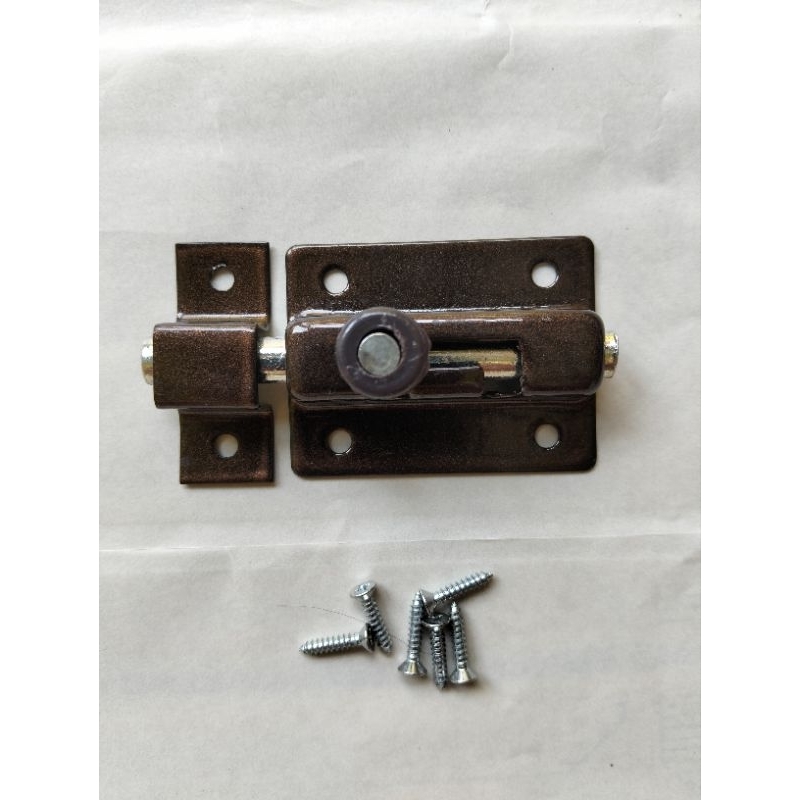 Grendel pintu slot pintu  2 inch  coklat antik model per tebal slot jendela slot pintu 5cm slot lema