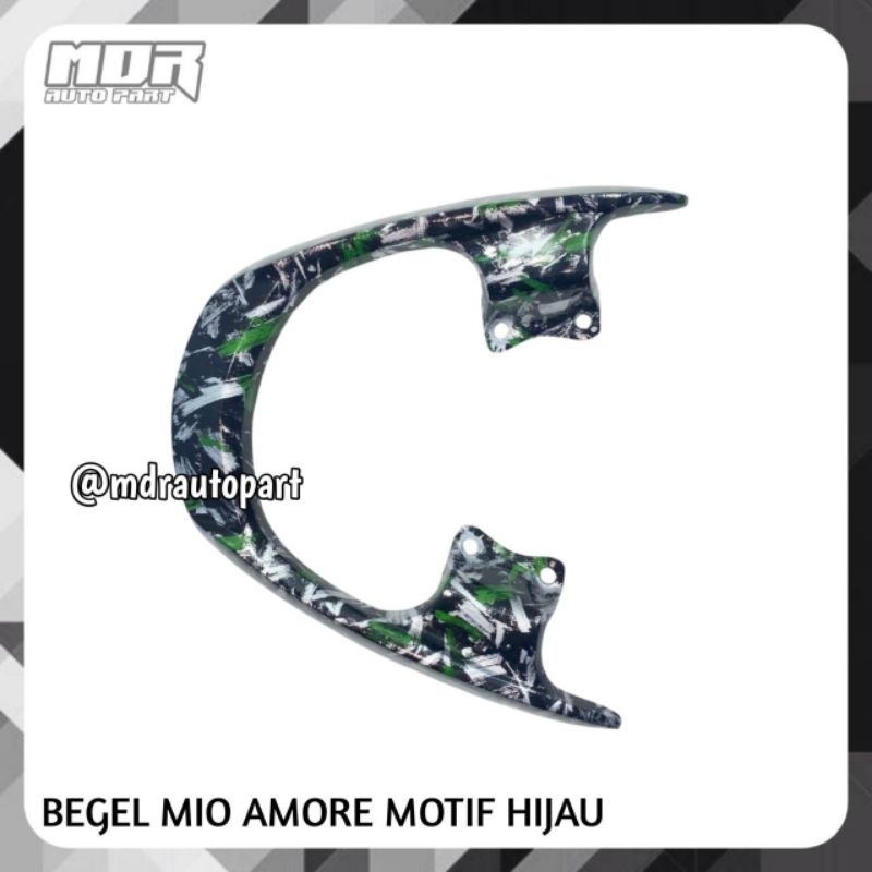 Behel begel planger jok belakang Mio Amore carbon wtp motif hijau loreng