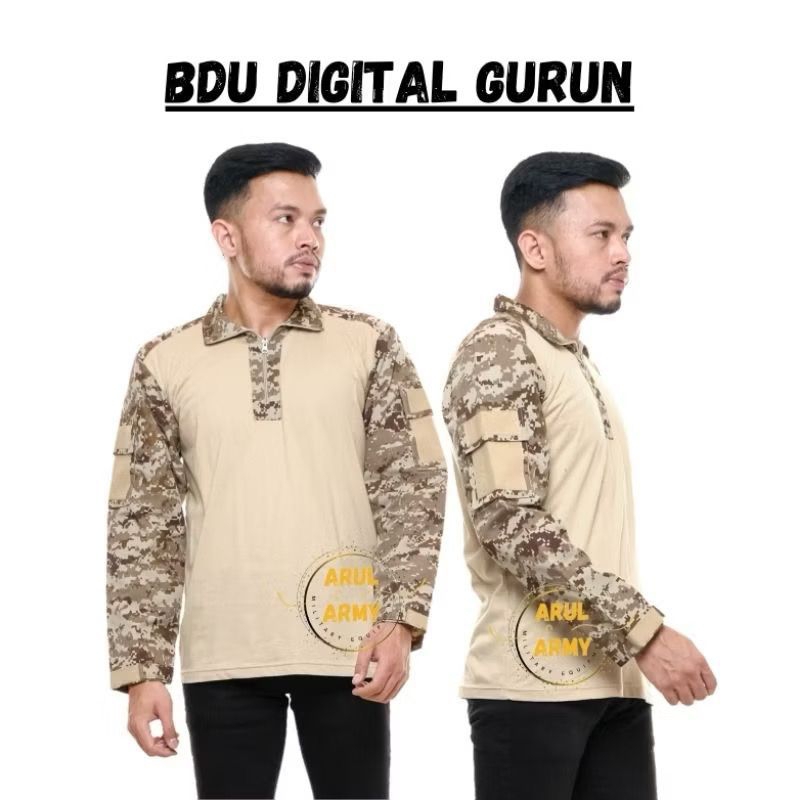 KAOS BDU TACTICAL COMBAT LORENG GURUN DIGITAL US ARMY