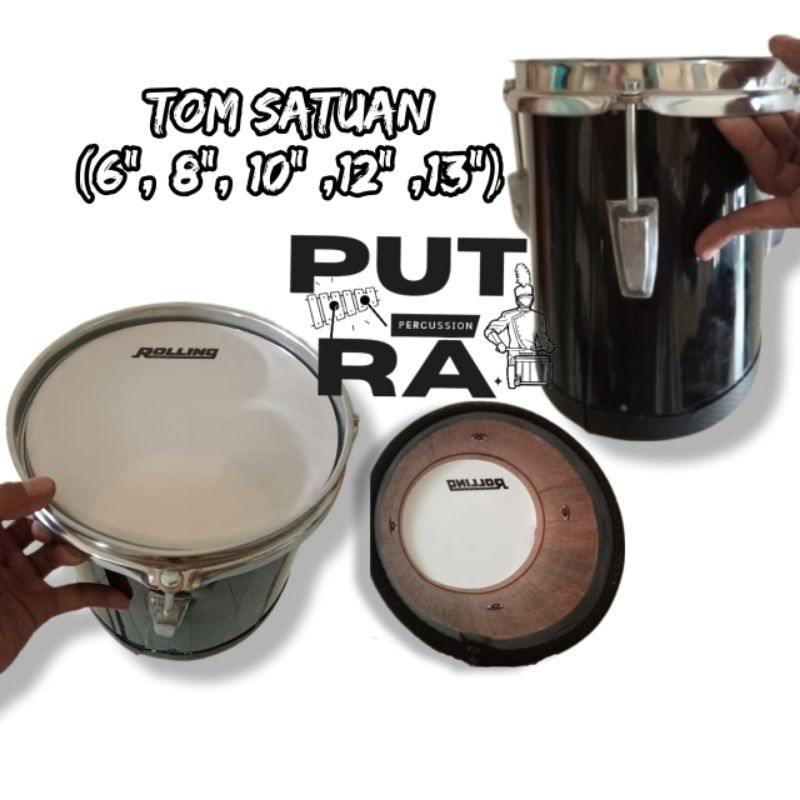 Tom ukuran 6inc, 8inc, 10inc, 12inc, 13inc