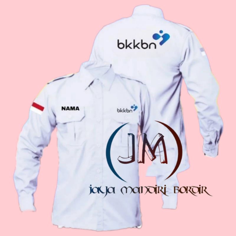 KEMEJA BKKBN BORDIR || SERAGAM BKKBN BORDIR
