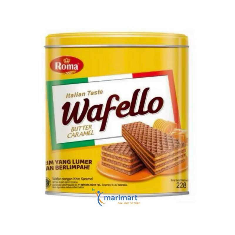 

WAFELLO Butter Caramel - Kaleng 228gr