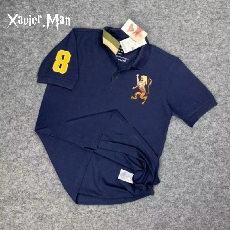 POLO SHIRT GIORDANO BORDIR 3D LION PREMIUM | KAOS KERAH GIORDANO PREMIUM