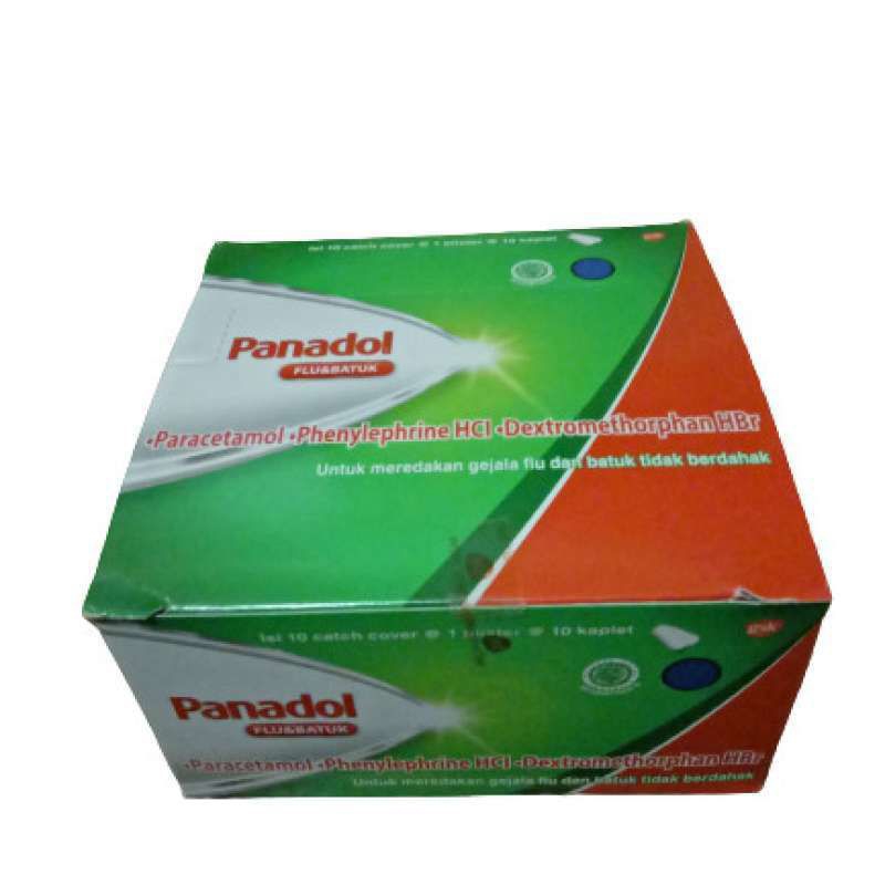 Panadol Hijau 1Box Isi 10 Strip