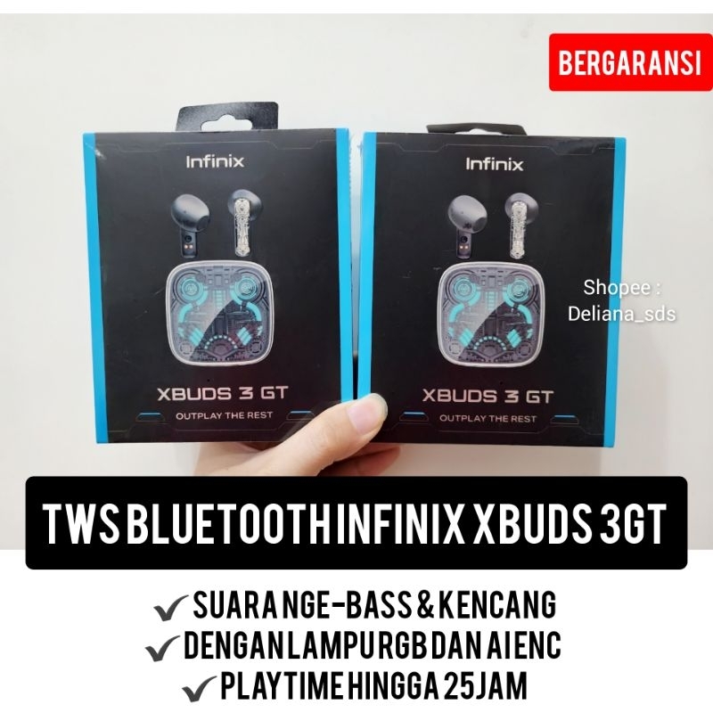 Tws Infinix Xbuds 3GT Garansi Resmi 1 Tahun Tws Bluetooth Infinix Xbuds 3GT Headset Bluetooth Infini