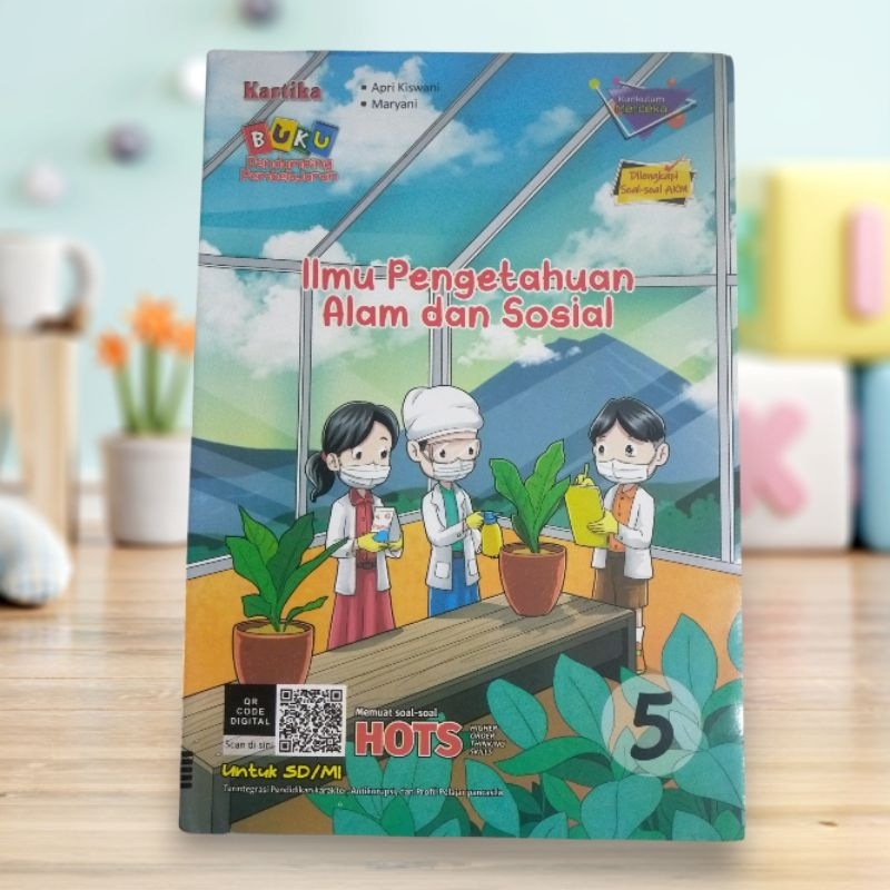 buku LKS IPAS kurikulum merdeka untuk SD/mi kelas 5 penerbit putra Nugraha