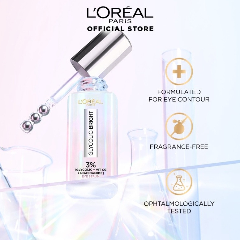 Potongan spesial Loreal Glycolic Eye Serum 2ml