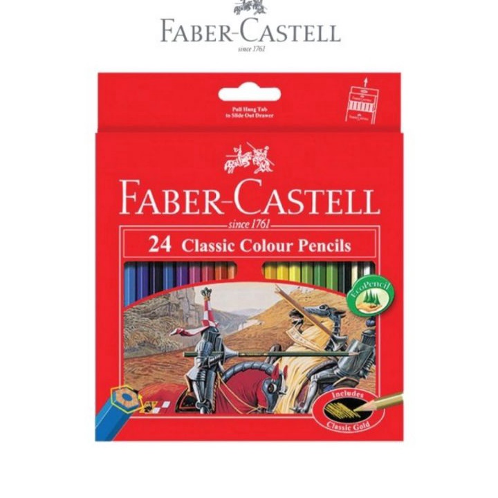 

HJ6 Pensil 24 Warna Panjang Faber Castell 115854 Classic Colour Pencils