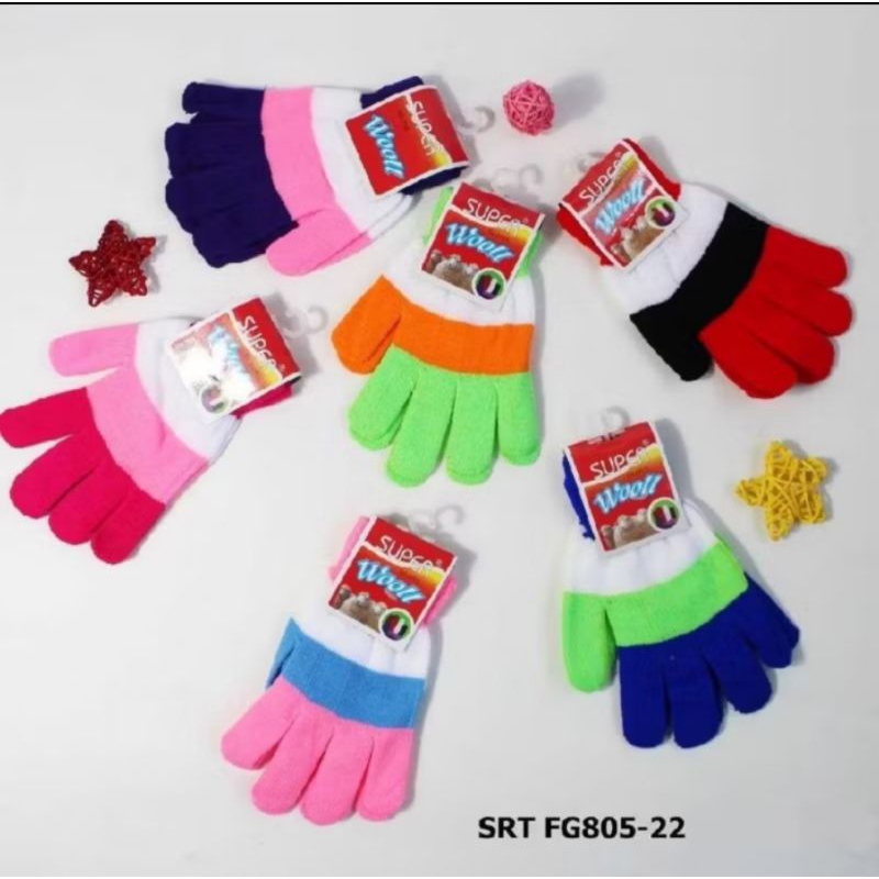 Sarung Tangan Wanita Sarung Tangan Warna Warni Wanita Sarung Tangan Woll Rajut Wanita
