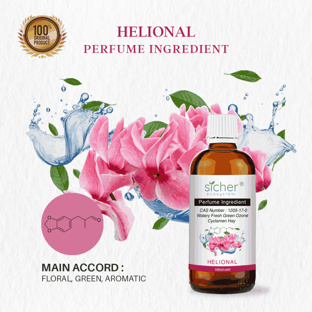 Sicher RAW Material / Perfume Ingredient / Natural Isolate Oil Helional 100ml