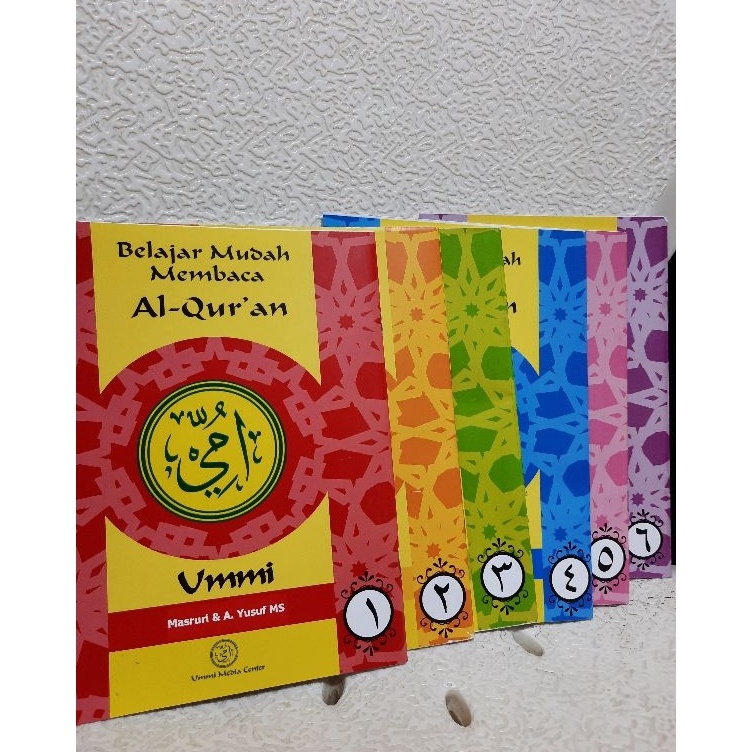

ART U4H2 1 paket alQuran belajar buku metode ummi jilid 1sampai6 ORI