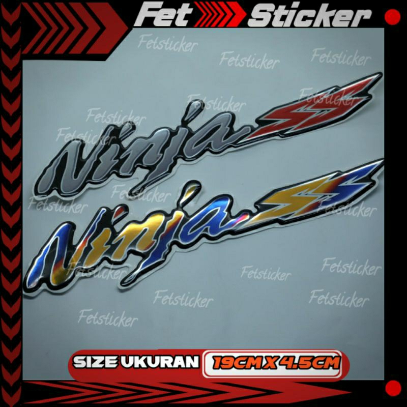 EmblemTimbul Ninja SS Kawasaki / Emblem Logo Kawasaki Ninja SS