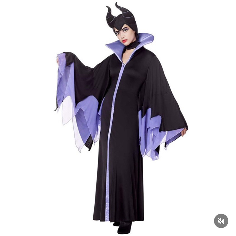 kostum halloween wanita maleficent