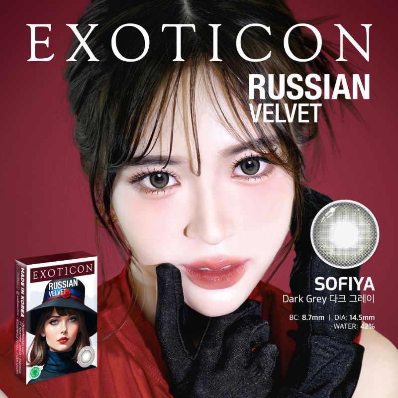 New Russian Velvet - Sofiya Dark grey