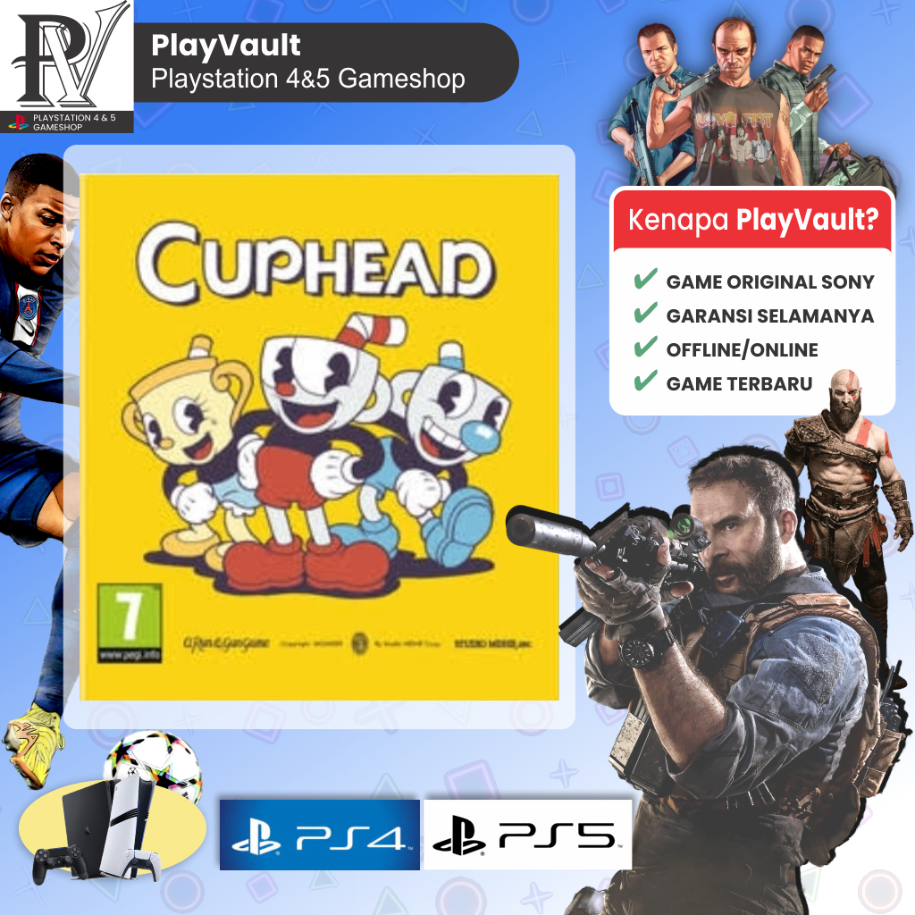 Cuphead PS4 PS5