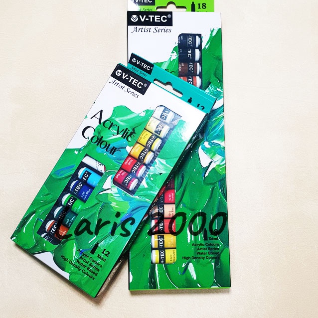 

KP8 Cat Akrilik Set 12 18 Warna Acrylic Paint Vtec