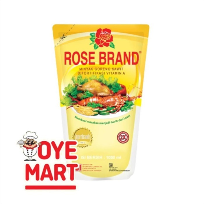 

ROSE BRAND MINYAK GORENG REFILL 1 LITER