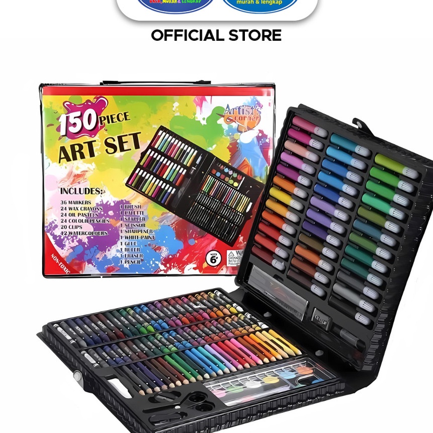 

Terbatas IDOLMART Crayon Set 15 Pcs Pensil Warna Set Mewarnai