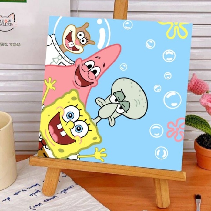 

KI3 Paint by Numbers 2x2cm Spongebob SquarePants Series