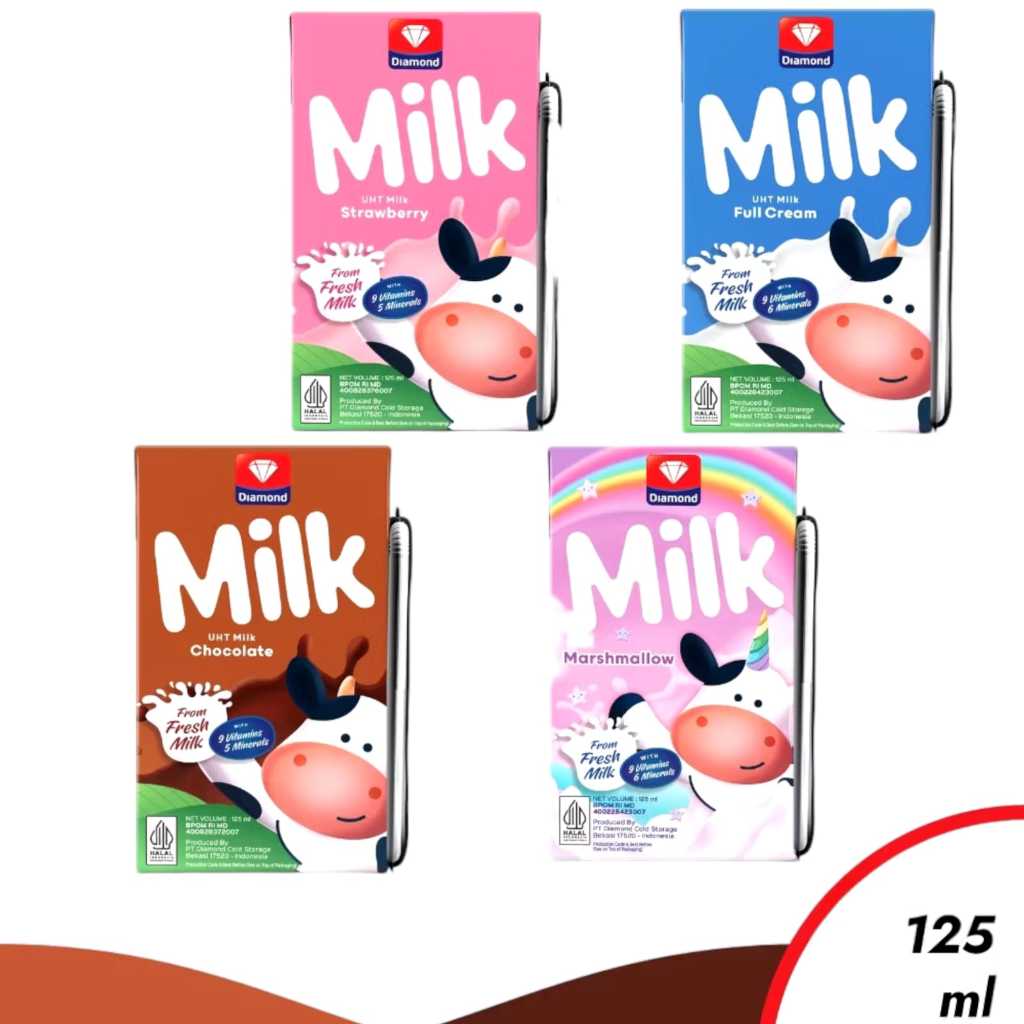 

Diamond UHT 125 Ml | Isi 40 Pcs