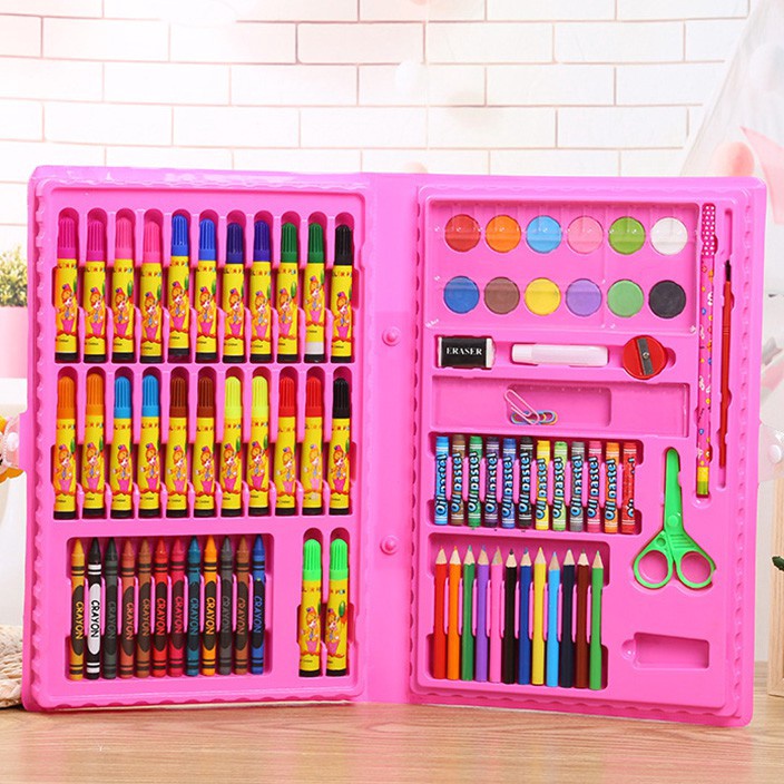 

Ekstra Crayon Set Isi 86 Pensil Warna Cat Air Alat Lukis Karakter Stationary Color Pencil