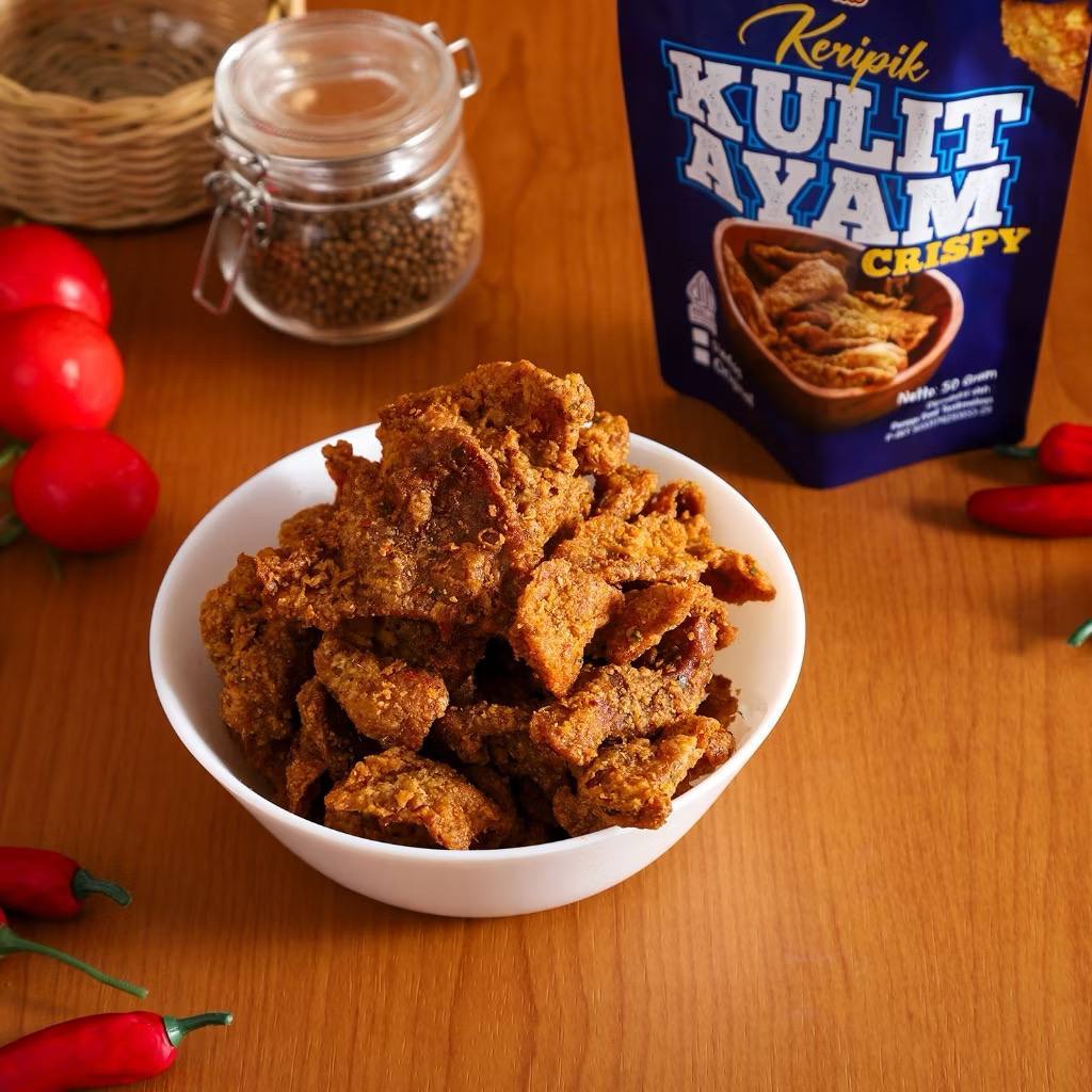 

Rasakan sensasi Keripik kulit ayam yang bikin nagih dari Parayu Food