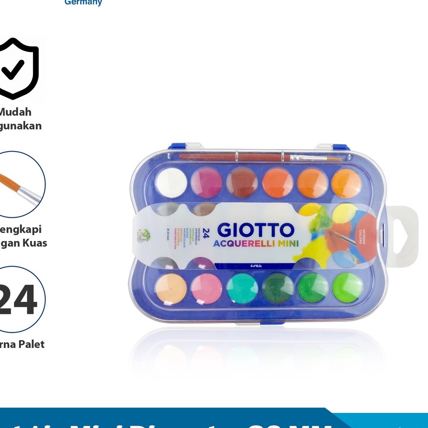 

FG2 Giotto Cat Air M 23 Mm 24 Warna Acquerelli M Watercolor Dengan Kuas Lyr3526