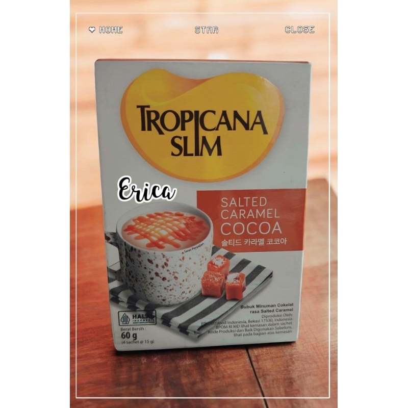

Tropicana Slim Salted Caramel Cocoa 60g (100% ORIGINAL)