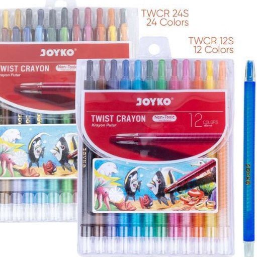 

Hemat TWIST CRAYON PUTAR JOYKO TITI TWCR12S 12 Warna Colors TWCR 12 SET PASTEL KRAYON TIDAK BE TI CP