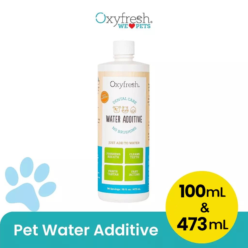 

23bagusmenshop - Oxyfresh Pet Water Additive 100ml / 473ml Pembersih Mulut & Gigi Hewan