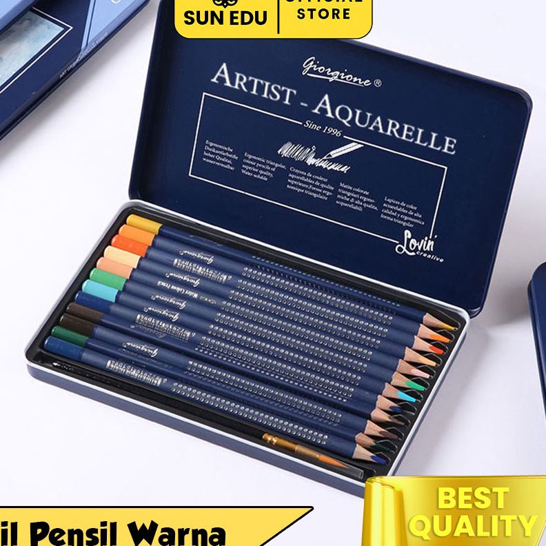 

KP8 Oil Pensil Warna 122448 WaterColor Pencil Color