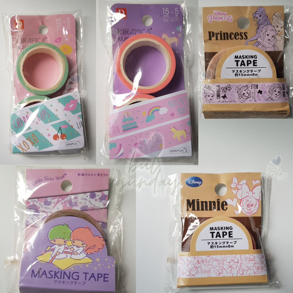 

Washitape Selotip Anak DAISO JAPAN