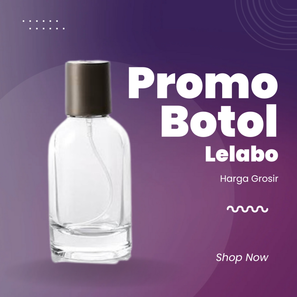 Botol Parfum Le Labo 30ML Semi Press - Botol Parfum Kosong Le Labo - Botol Le Labo 30ML