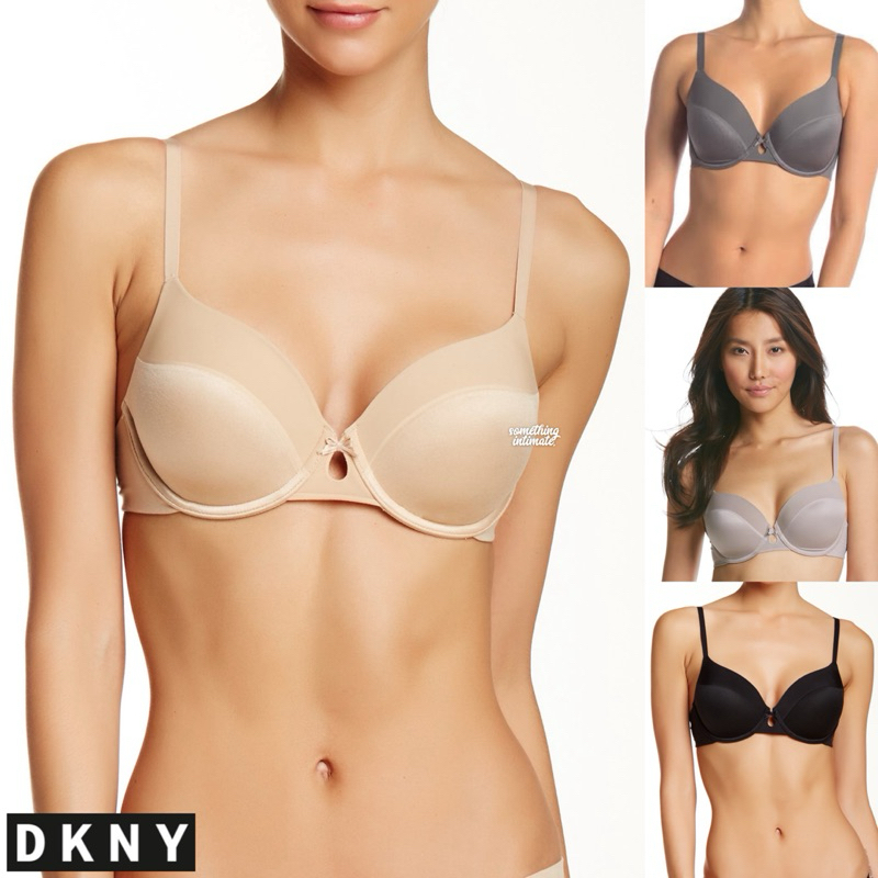 DKNY Fusion Perfect Underwire Breathable Cooling Fabric Bra Intimates Litewear Active Comfort Thong 