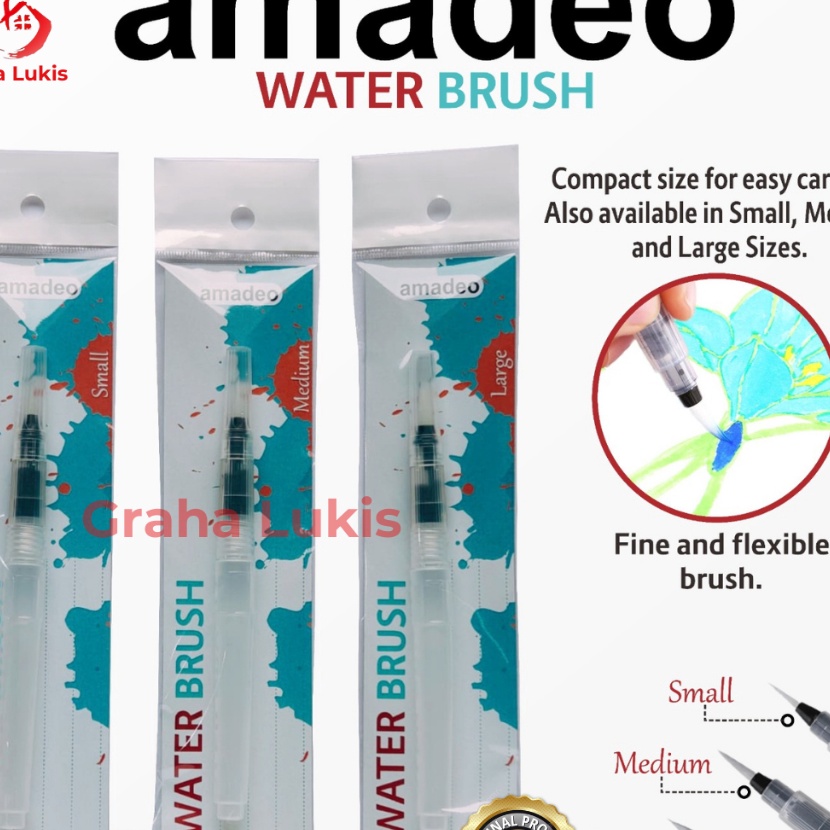 

Boom Amadeo Watercolour Brush SATUAN