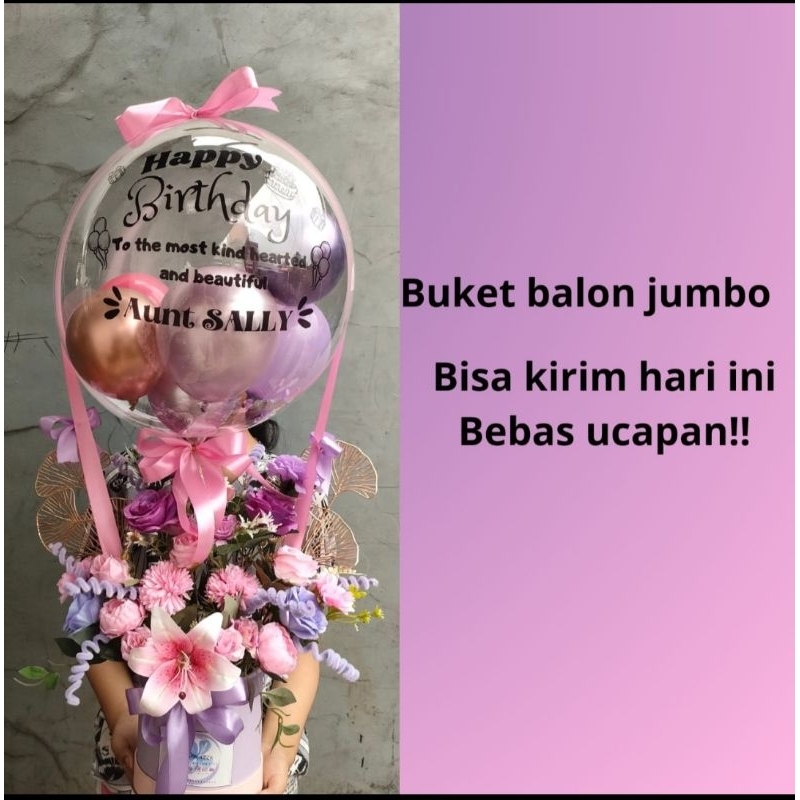 

Buket balon bunga jumbo premium exclusive bisa kirim hari ini bebas ucapan