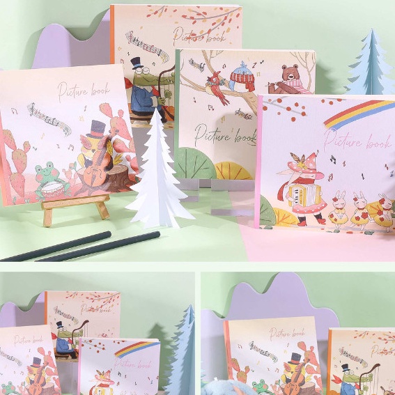 

Terbatas Buku Sketsa 92 Lembar Buku Gambar Anak Polos 24K Drawing Book