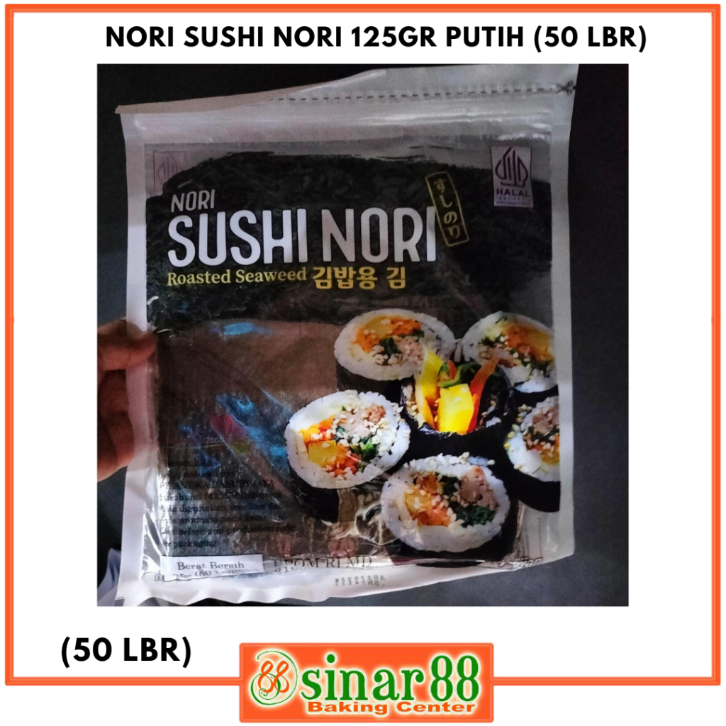 

NORI SUSHI NORI 125GR PUTIH (50 LBR)