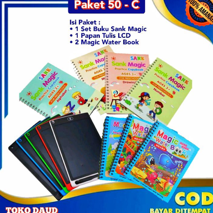 

KP8 Buku Sank Magic Buku Belajar Menulis Menggambar Anak PAUD TKBuku Viral