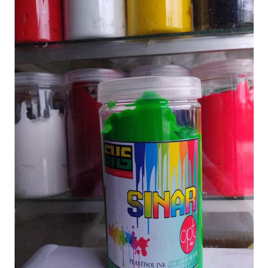 

FG2 Tinta plastisol flogreen SINAR HARAPAN SABLON kemasan 1kg