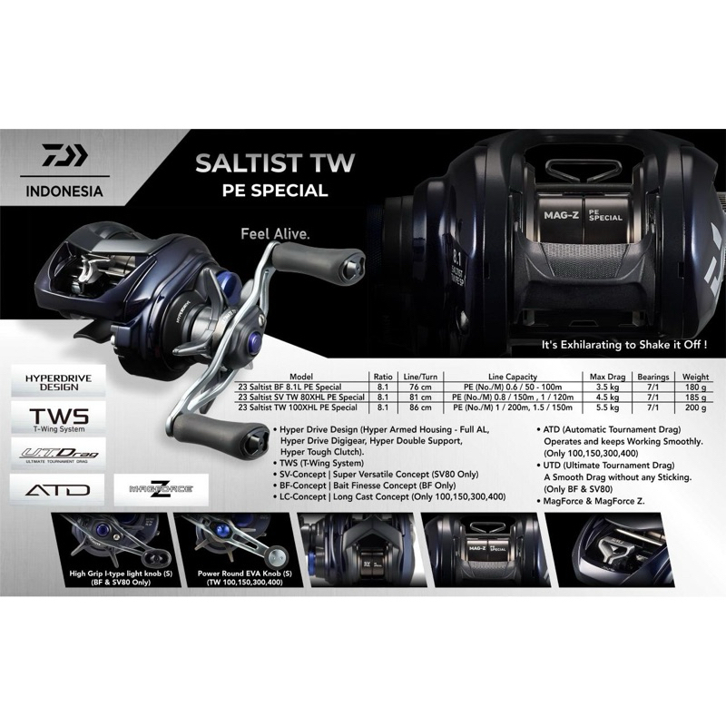 REEL BC DAIWA SALTIST TW SPESIAL