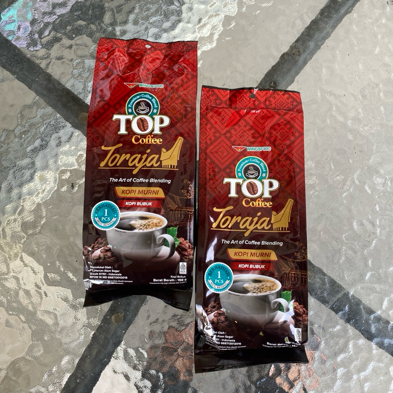 

Top Coffe Toraja Kopi Murni Kemasan 158 gram Murah & Hemat